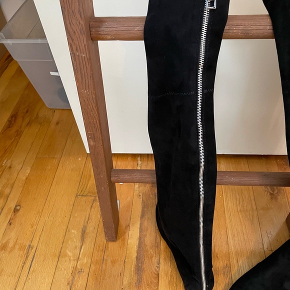 Black Knee High Boots - Picture 3 of 6